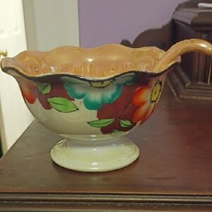 Japan Lusterware Bowl With Ladle